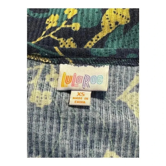 NEW LuLaRoe Sarah Women's XS Floral Kimono Coatigan Multicolor Long Sleeve NWT - Picture 4 of 6